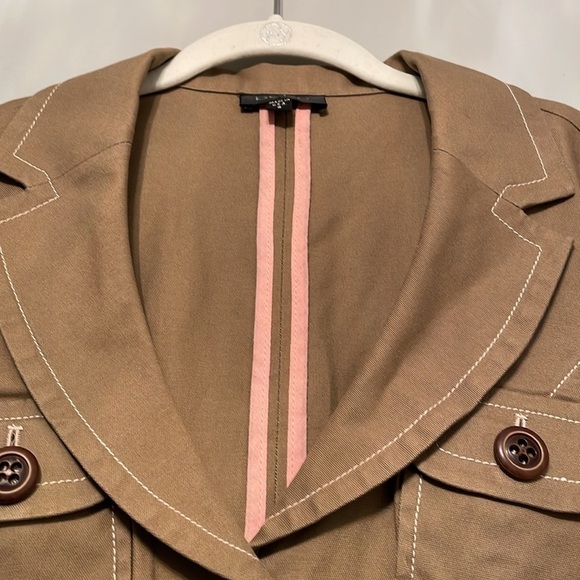 BEBE JACKET CAMEL SIZE 8 - Picture 4 of 10